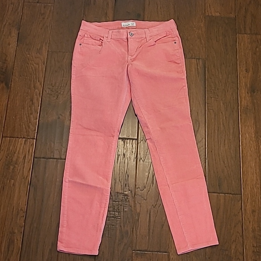 Old Navy women's peach colored corduroy pants size 10